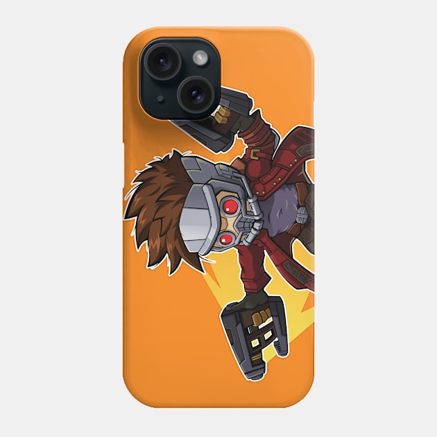 Starlord Chibi Phone Case by Xar623