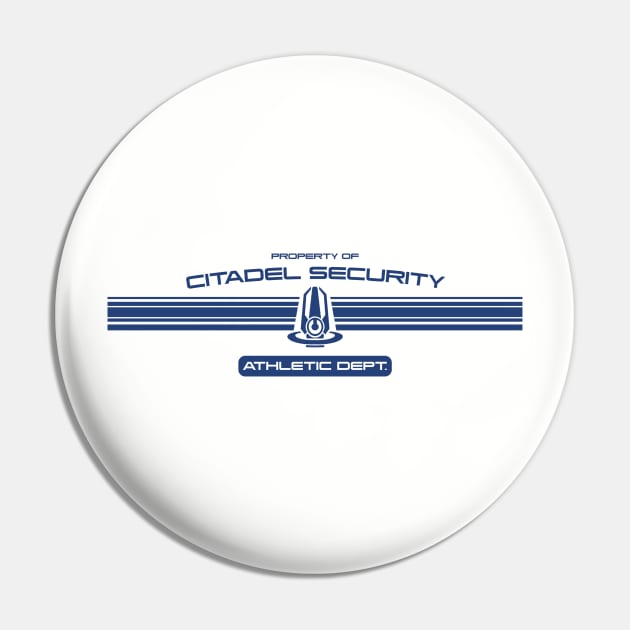 C-Sec Athletic Dept. [Blue] Pin by Karthonic