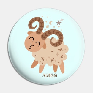 ARIES ZODIAC Pin