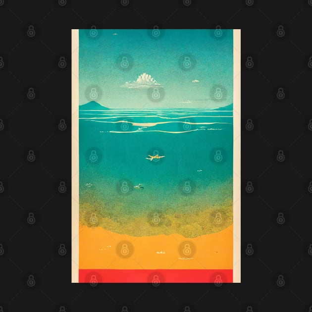 Great Barrier Reef by Retro Travel Design