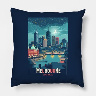 Melbourne Australia Pillow