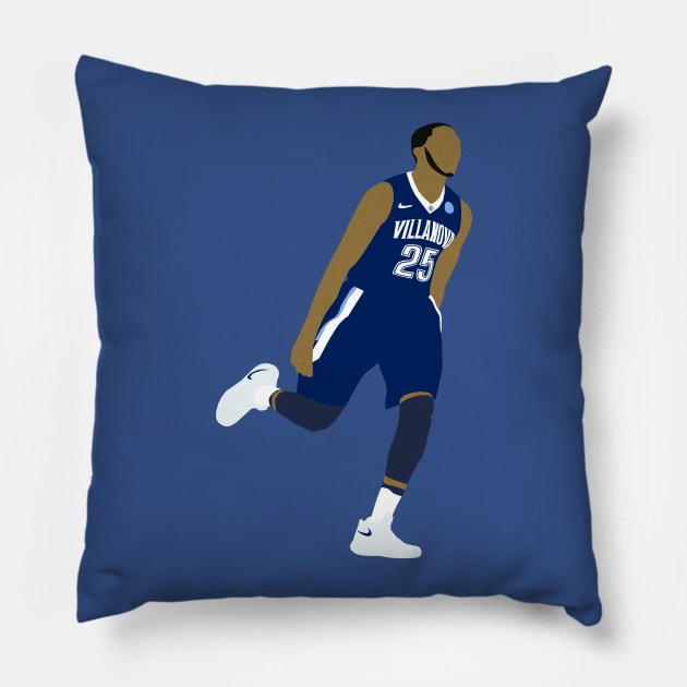 Mikal Bridges Villanova Pillow by xRatTrapTeesx