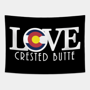 LOVE Crested Butte Colorado Tapestry