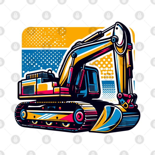 Excavator by Vehicles-Art