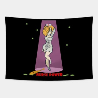 Nurse Power Tapestry