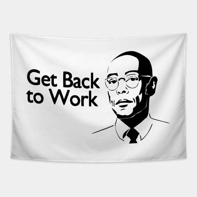 Get back to work Tapestry by YAZERU