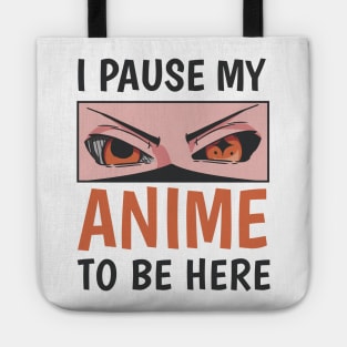 Funny Angry Anime Eyes Tote