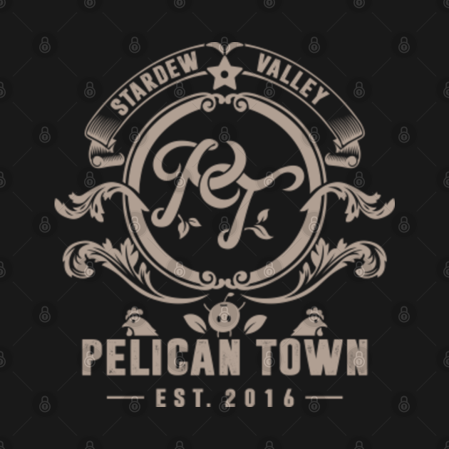 Stardew Valley Pelican Town EST 2016 - Stardew Valley - T-Shirt