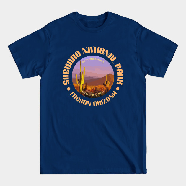 Disover Saguaro National Park (rd) - Saguaro National Park - T-Shirt