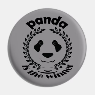 panda is the winner animal Pin