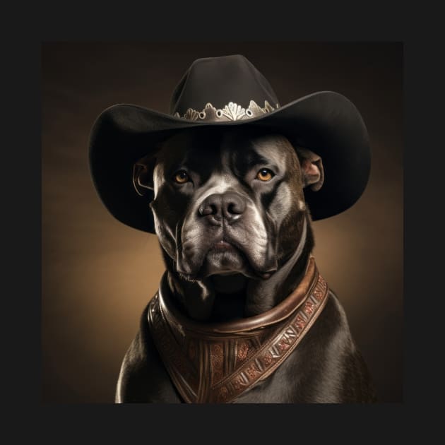 Cowboy Dog - Cane Corso by Merchgard