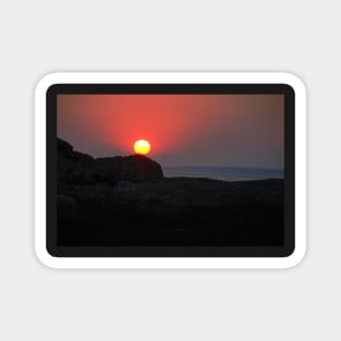 Rocky Sunset Magnet