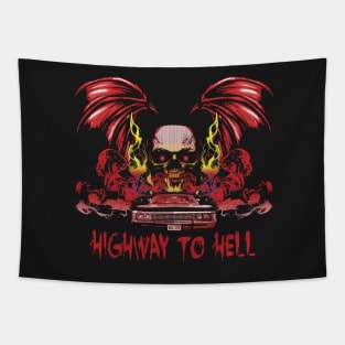 Highway To Hell - Colour Tapestry