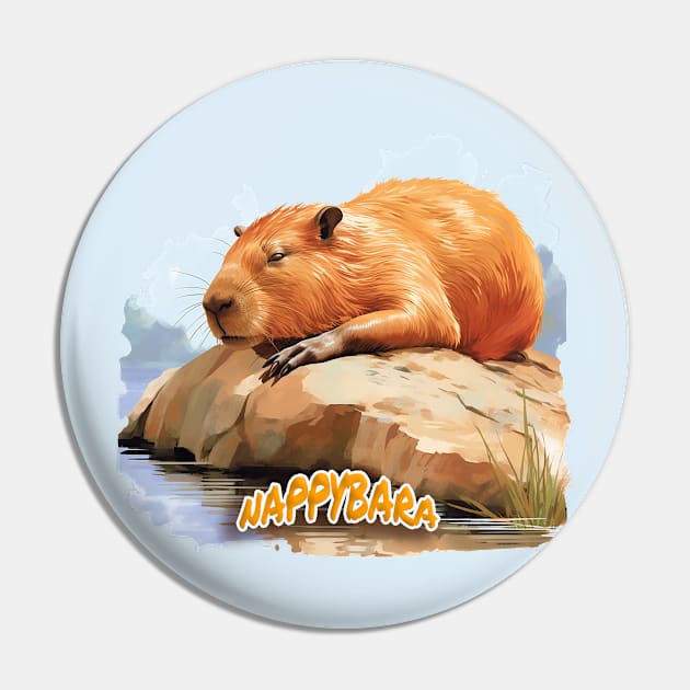 Nappybara Pin by nonbeenarydesigns