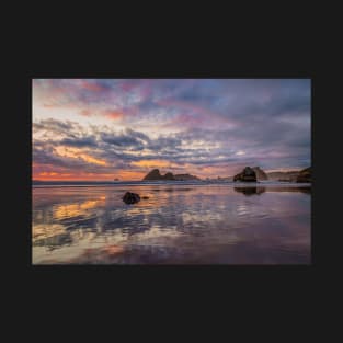 Sunset at Moonstone Beach T-Shirt