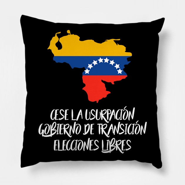 Venezuela Guaidó Pillow by CTShirts