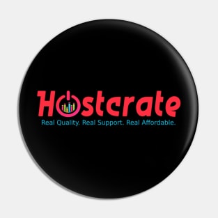 Hostcrate Brand Merch (Dark bg) Pin