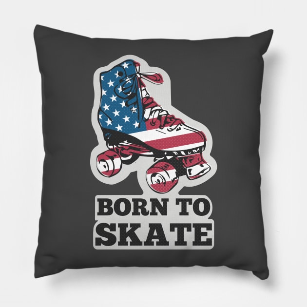 Born to Skate Pillow by katie_rou