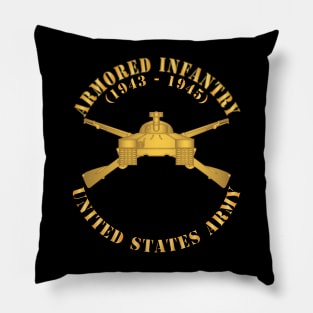 Armored Infantry Branch - US Army w BR X 300 Pillow