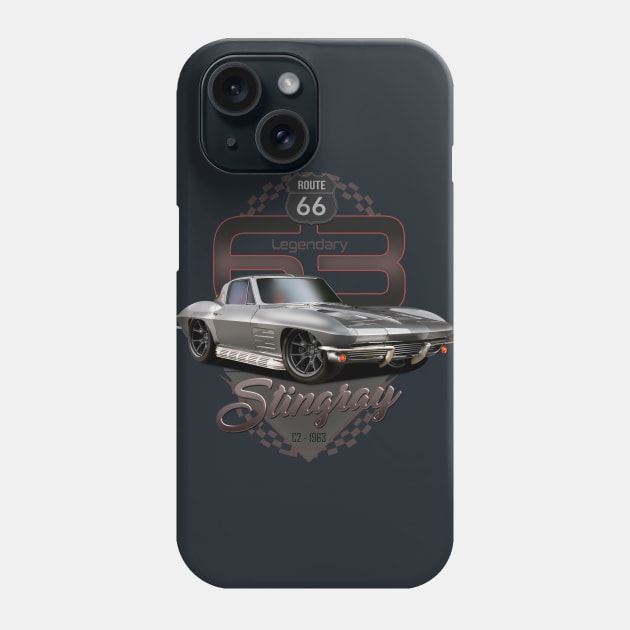 C2 Corvette Legend Phone Case by hardtbonez