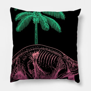 dinosaur color Pillow