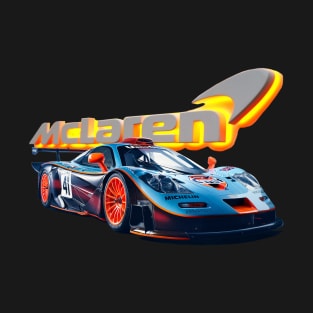 Mclaren F1 Indy Blue Supercar Products T-Shirt