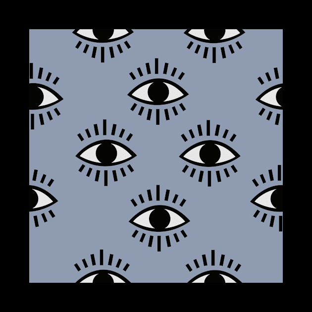 Eyes Pattern by Kristina Stellar Scandinavian Land