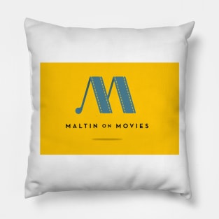 Maltin On Movies Podcast Logo Pillow