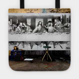 Detail study of the last supper after Da Vinci (in studio) Tote