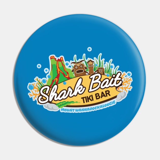 Shark Bait Tiki Bar Pin by DeepDiveThreads