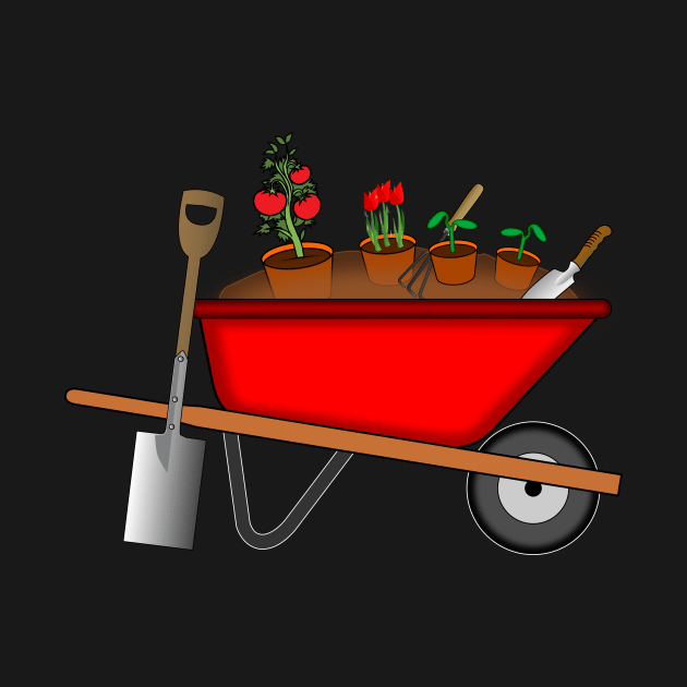 Red Wheelbarrow by NiftyGaloot