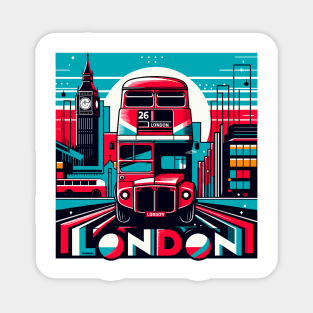 London Bus Magnet