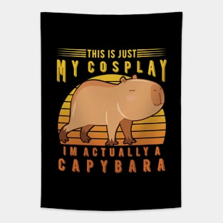 Capybara cosplay Tapestry