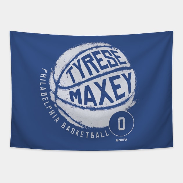 Tyrese Maxey Philadelphia Basketball Tapestry by TodosRigatSot