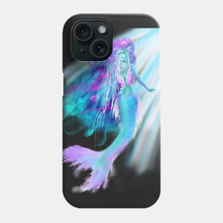 Nautical Colorful Ocean Mermaid Lovers Mermaid fantasy design Phone Case