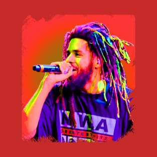 J. Cole//Pop Art Style T-Shirt