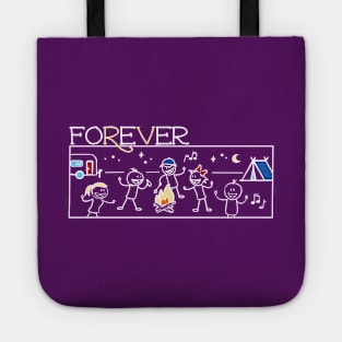 RV Forever - Fun Camping Drawing Tote