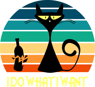 Vintage Do what cat want cat lover cat mom t shirt gift sweater samsung or iphone case coffee mug birtday cat lover foe men and women Magnet