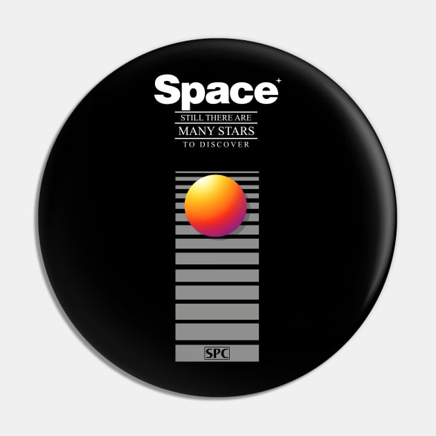 Space Retro Pin by Sachpica