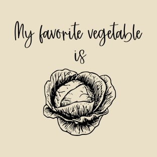 My favorite vegetable T-Shirt