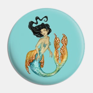 Summer Mermaid Pin