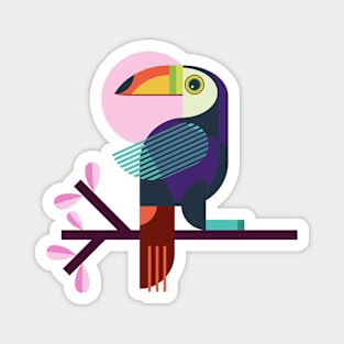 Bird Geometric Design Magnet