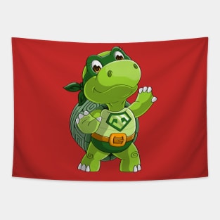 Turtle Superhero Cute Tapestry