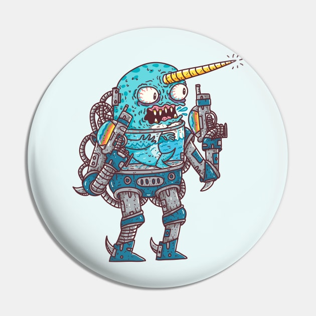 Narwhalbot Pin by hex