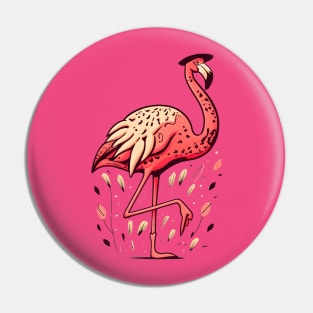 Pink Flamingo Pin