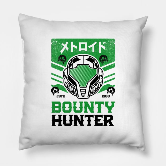 Space Hunter Pillow by logozaste