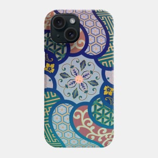 Geometric pattern in zen circle Phone Case