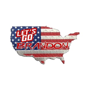 LET'S GO BRANDON - American Pride Flag T-Shirt