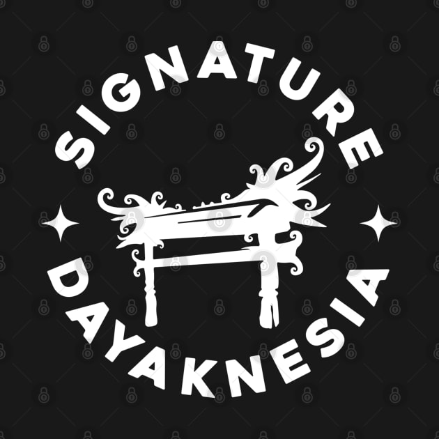 Signature Dayaknesia Logo by Goneawan Heirry