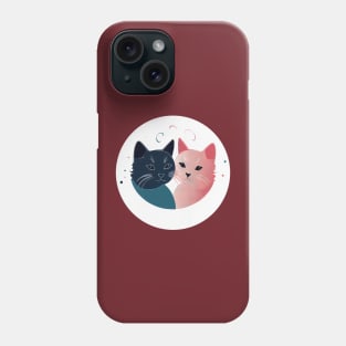 Two lovely cats Phone Case